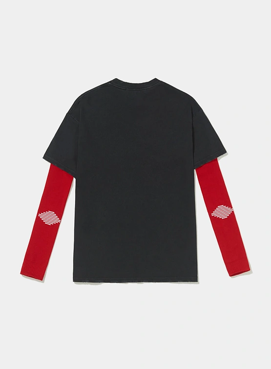 Лонгслив PIET F.C. Knitted Sleeve Vintage Black