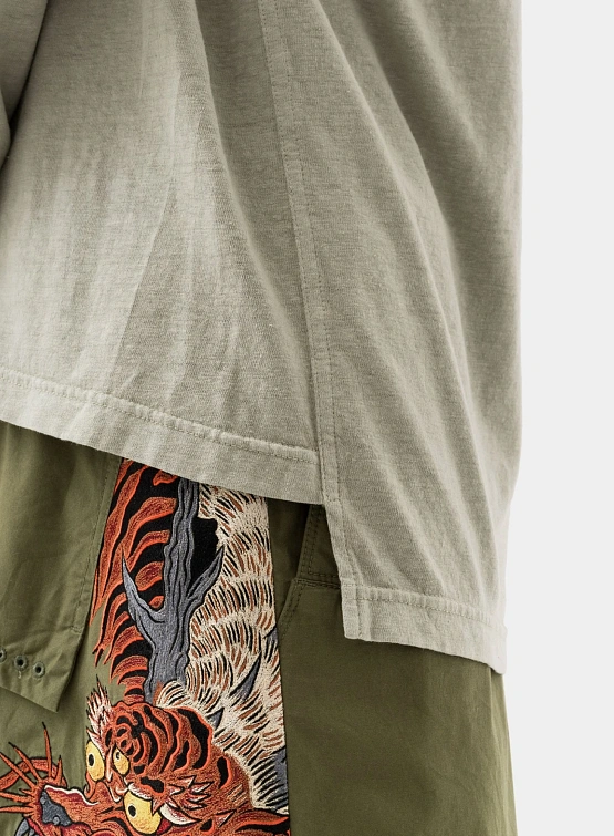 Лонгслив MAHARISHI 6001 Monk Organic Hemp Sage