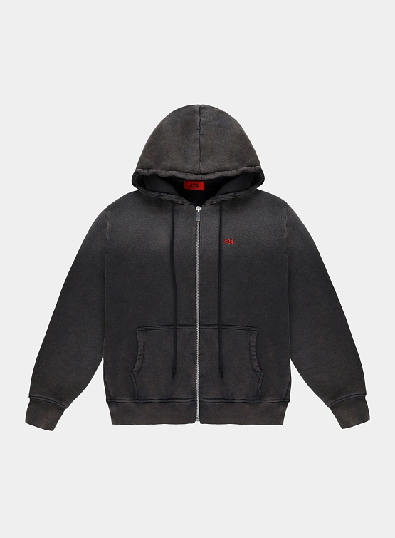 Зип-худи 424 Zip Up Hoodie Black