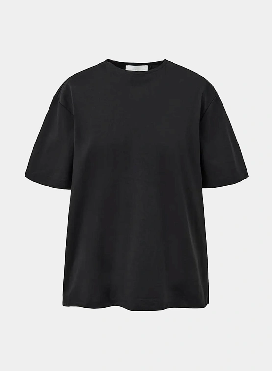 Футболка AMOMENTO Boat Neck T-Shirts Black