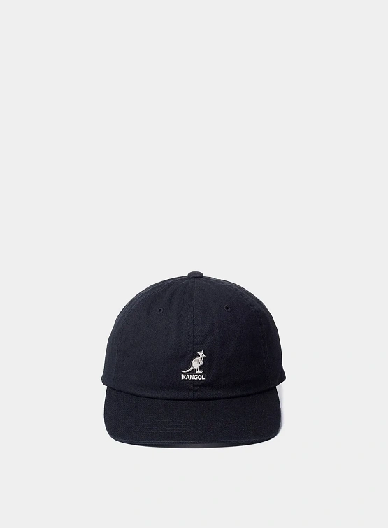 Кепка Kangol Washed Baseball Black