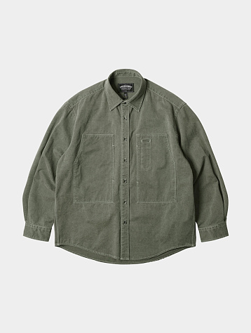 Рубашка FrizmWORKS Washed Carpenter Pocket Olive