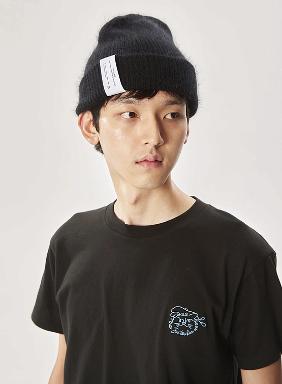 Шапка JUNTAE KIM JTK Artisanal: Angora Black