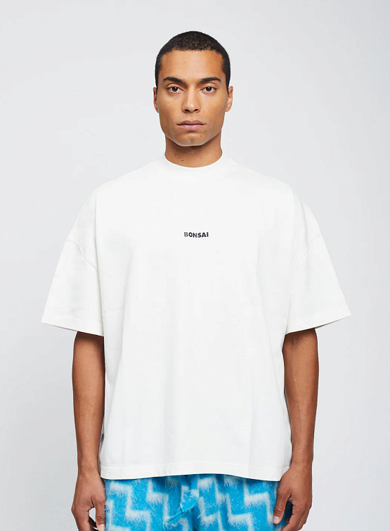 Футболка BONSAI Box Logo Tee White