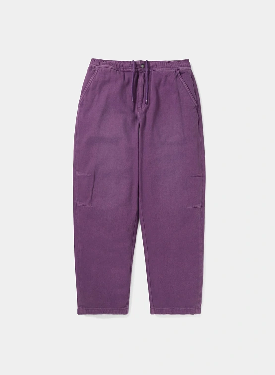 Брюки thisisneverthat Overdyed Twill Pant - Updated Plum