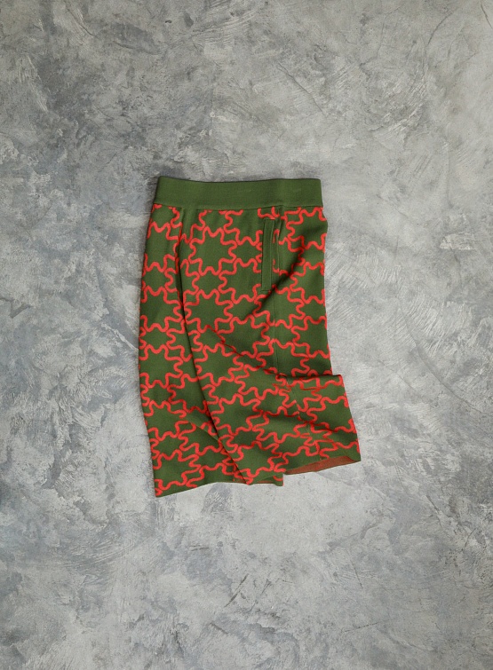 Шорты Bluemarble Jacquard Short Green