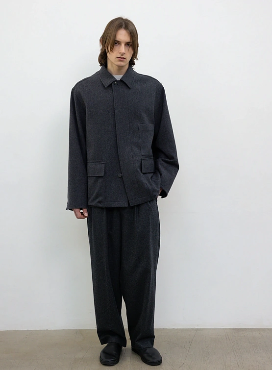 Полупальто LE17SEPTEMBRE Wool Field Gray