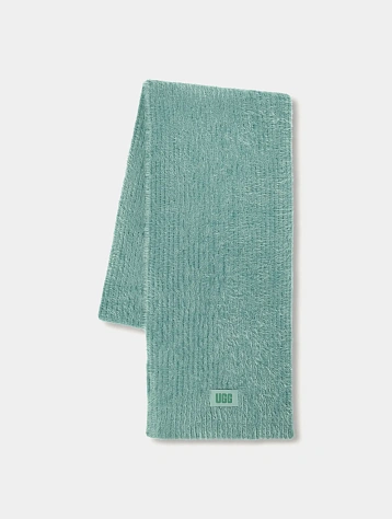 Шарф UGG Plait Plush Knit Scarf Aloe Vera