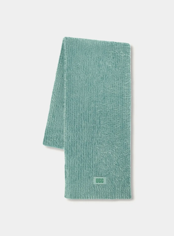 Шарф UGG Plait Plush Knit Scarf Aloe Vera