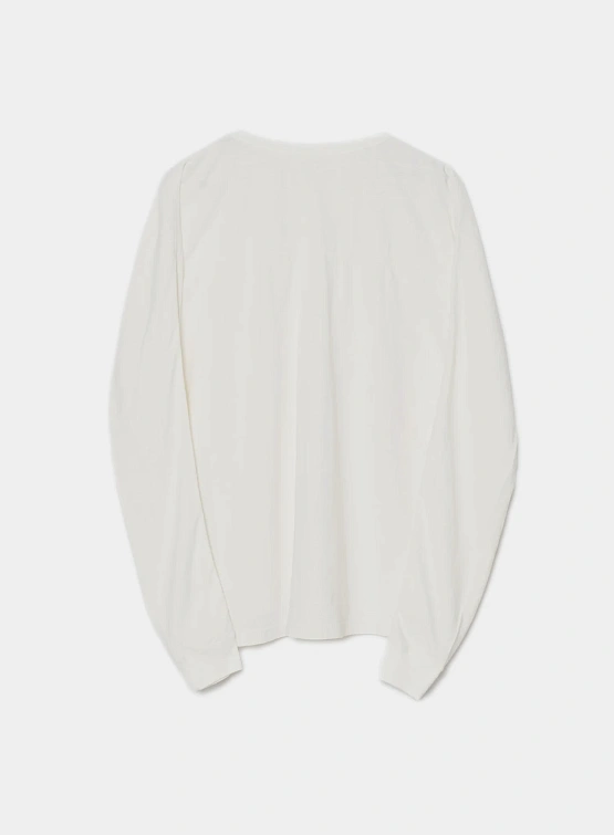 Лонгслив MAHARISHI 5245 Hemp Cross Oversized White