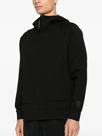 Зип-худи C.P. Company Diagonal Raised Black