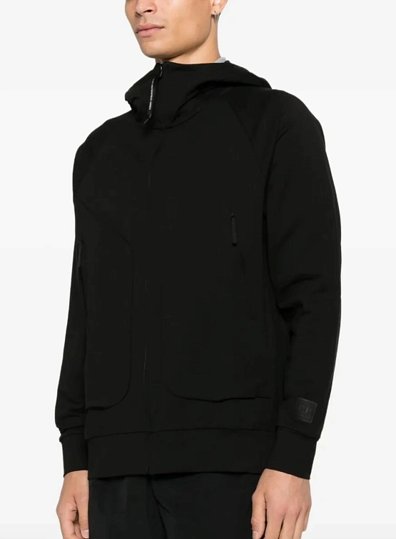 Зип-худи C.P. Company Diagonal Raised Black