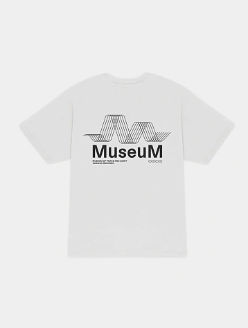 Футболка MUSEUM OF PEACE & QUIET SOUND WAVES White