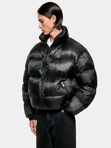 Пуховик MKI MIYUKI ZOKU Translucent Funnel Neck Bubble Black