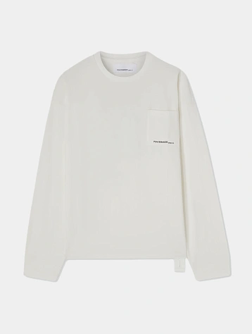 Лонгслив OAMC Peacemaker Lighter L/S Pocket White
