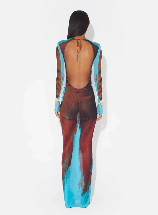 Женское платье Jean Paul Gaultier Re-Edition: La Robe Tennis Multicolor