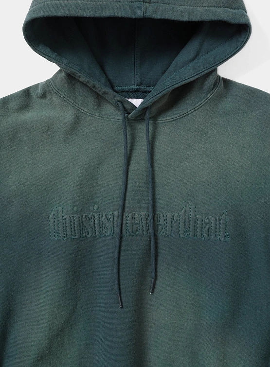 Худи thisisneverthat Faded Embroidery Hoodie Indigo