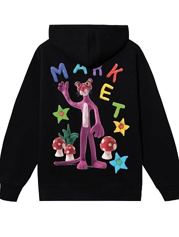 Худи MARKET Pink Panther Nostalgia Hoodie Black