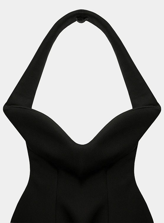 Женское платье MUGLER Sculptural Black