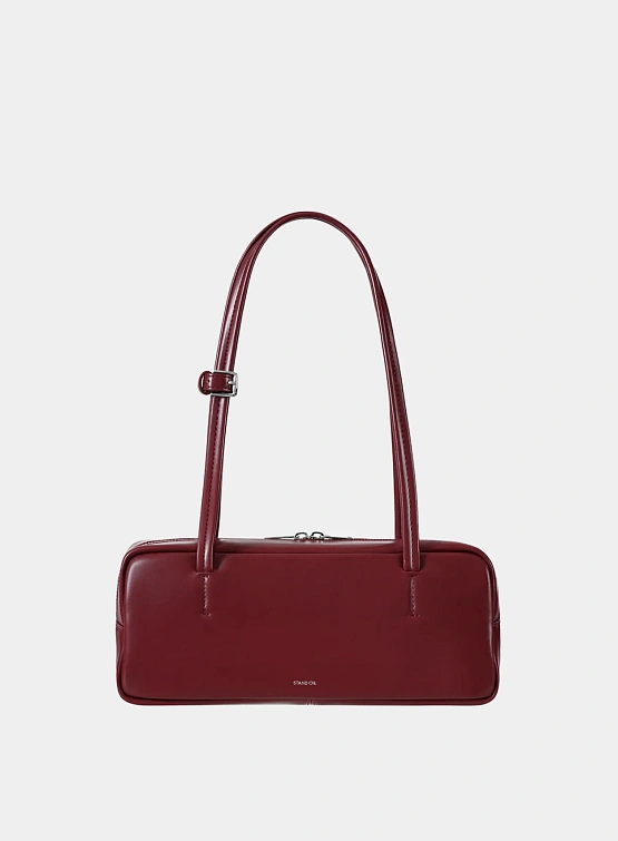 Женская сумка STAND OIL More Baguette Red Wine