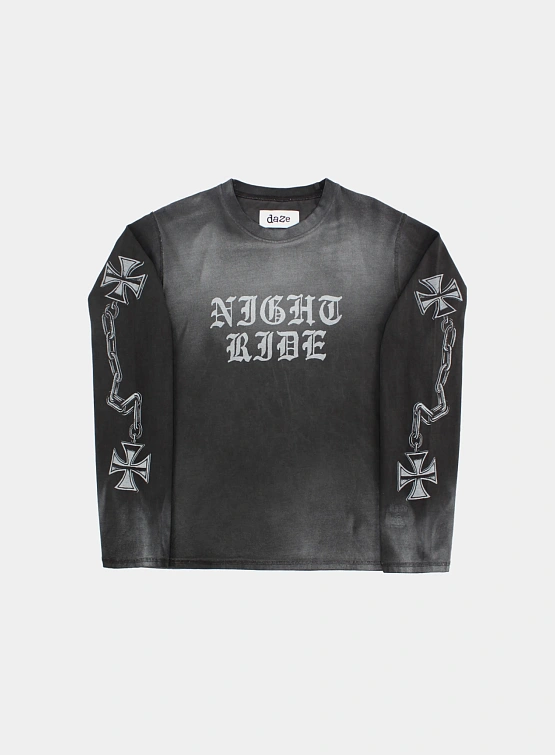 Лонгслив Daze x AA Night Ride Grey