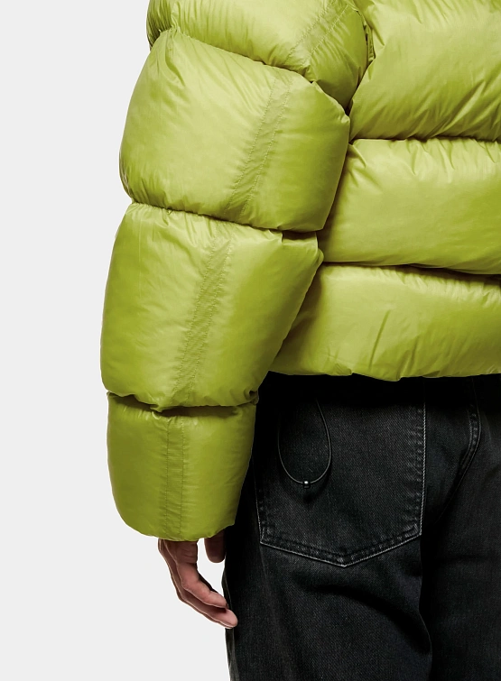 Пуховик MKI MIYUKI ZOKU Translucent Funnel Neck Bubble Chartreuse