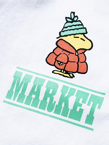 Футболка MARKET Peanuts Puffer T-Shirt Ecru
