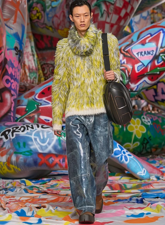 Шарф-снуд Diesel K-Eren Yellow