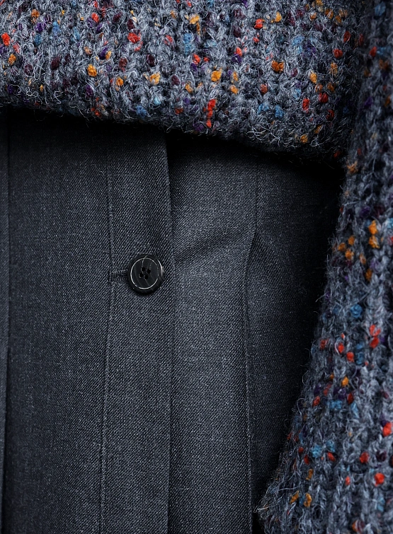 Женская юбка EPINGLER Pleats Long Wrapped Charcoal