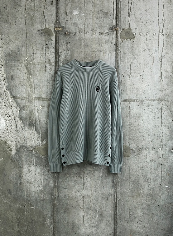 Свитер A-COLD-WALL* Fisherman Rib Top Light Grey