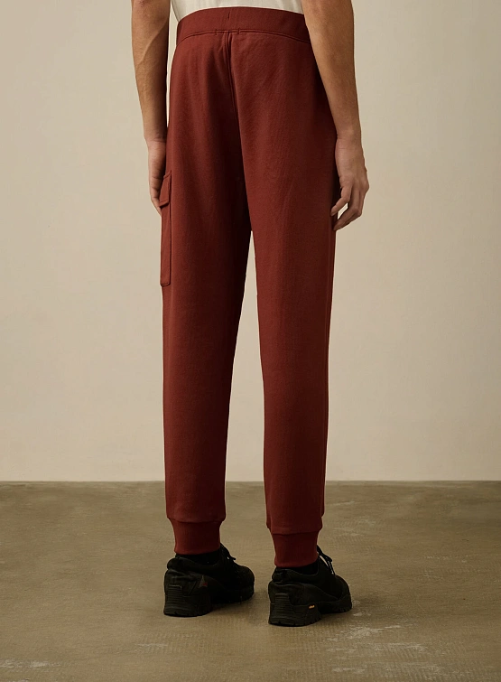 Брюки C.P. Company Diagonal Raised Fleece Lens Sable