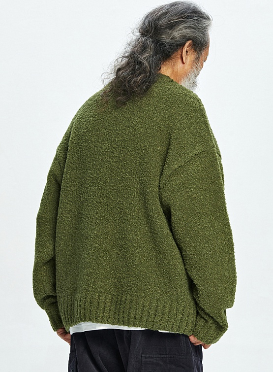 Свитер FrizmWORKS Alpaca Boucle Knit Olive