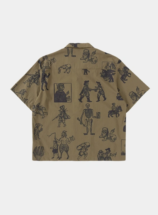 Рубашка Heresy Woodcut Green