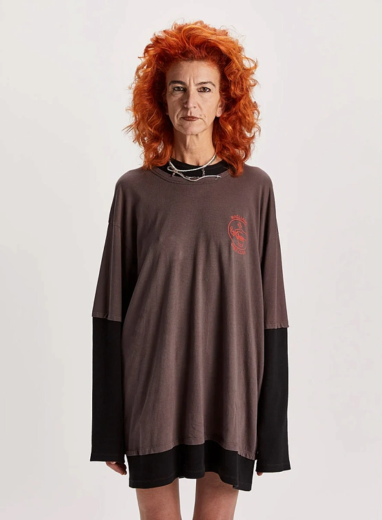 Лонгслив Magliano Trauma Brown