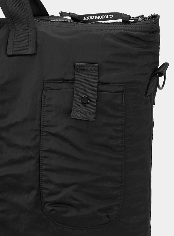 Тоут C.P. Company Nylon B Lens Tote Bag Black