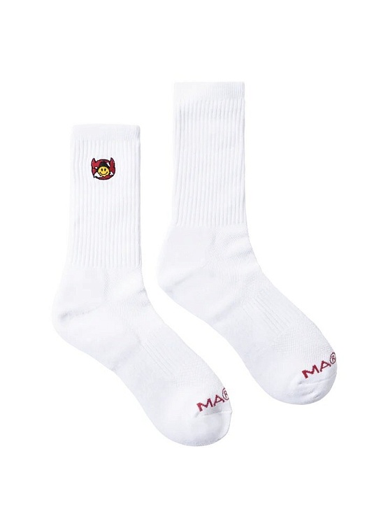 Носки MARKET Smiley Inner Peace White