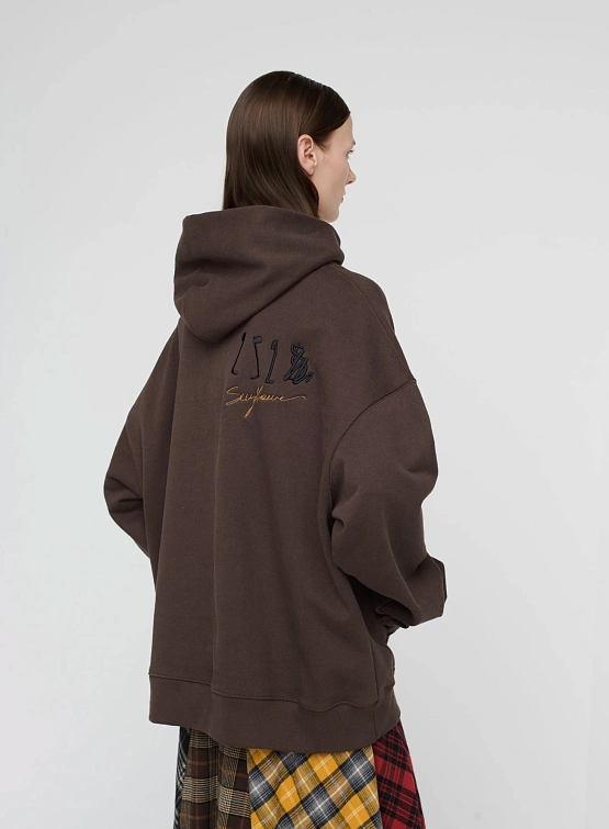 Женское худи Song for the Mute 25.2 Sunflower Relaxed Dirt