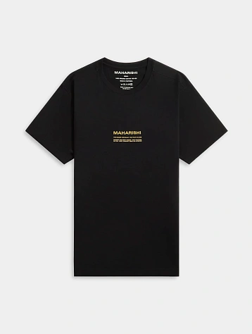 Футболка MAHARISHI 1453 Less Dangerous Black