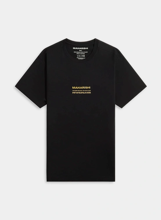 Футболка MAHARISHI 1453 Less Dangerous Black