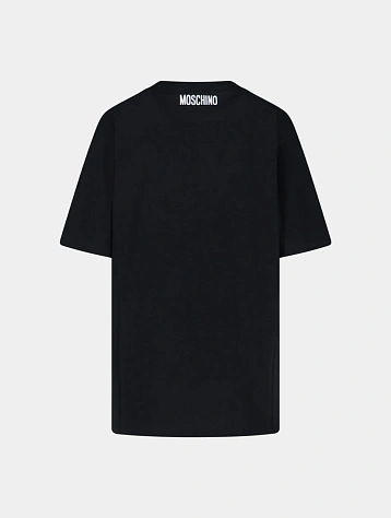 Женская футболка MOSCHINO Smiley Tee Black