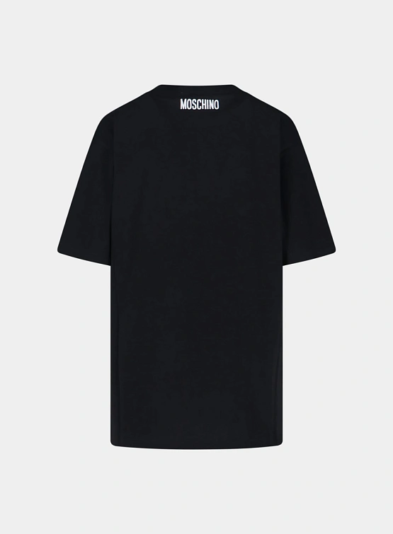 Женская футболка MOSCHINO Smiley Tee Black