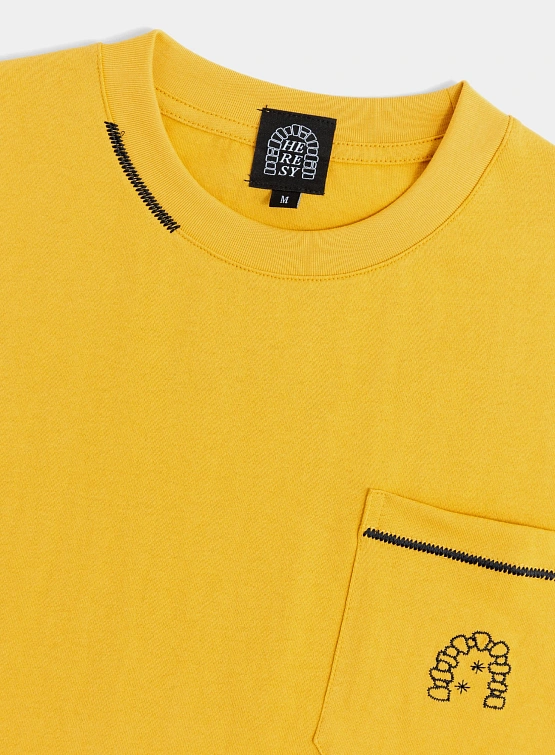 Футболка Heresy Arch Pocket Yellow