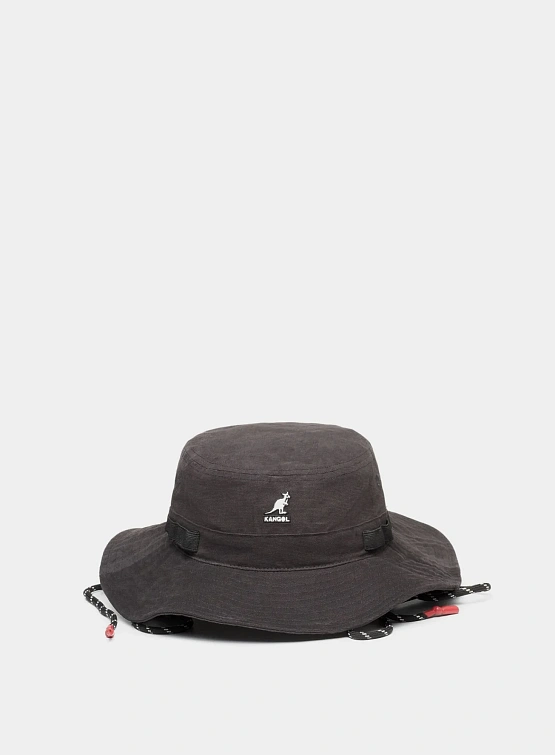 Панама Kangol Utility Cords Jungle Hat Coal