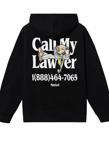 Худи MARKET Better Call Bear Hoodie Black