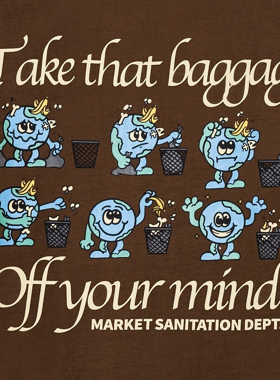 Футболка MARKET Sanitation Dept Mocha