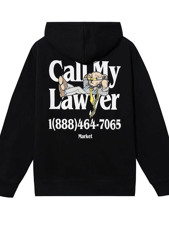 Худи MARKET Better Call Bear Hoodie Black