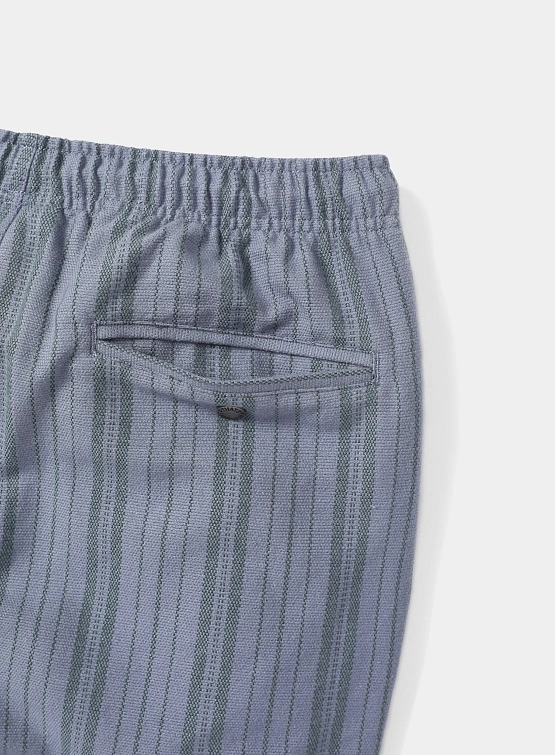 Брюки thisisneverthat Stripe Jacquard Pant Purple Grey