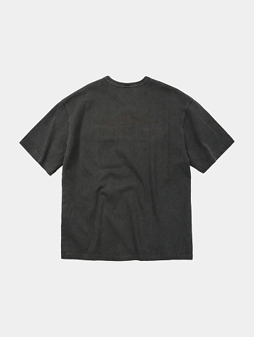 Футболка FrizmWORKS Bold Alligator Pigmet Dyeing Charcoal