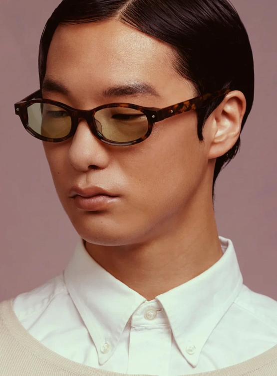 Очки Bonnie Clyde Roller Coaster Tortoise & Green Tint