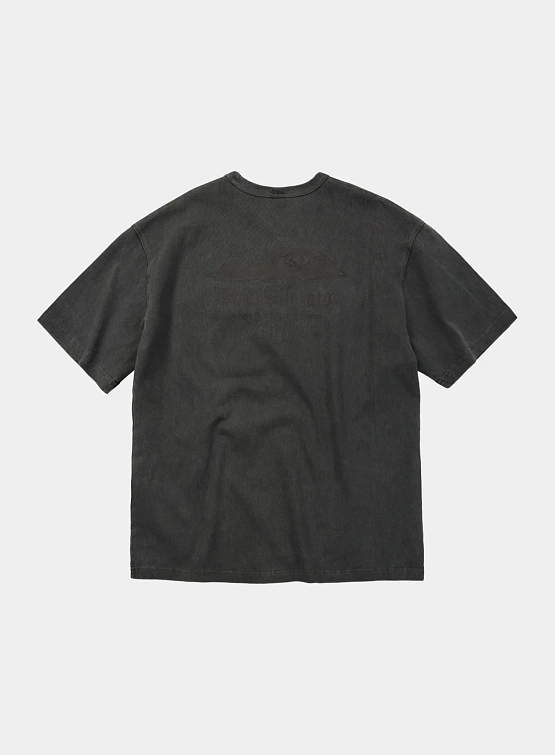 Футболка FrizmWORKS Bold Alligator Pigmet Dyeing Charcoal